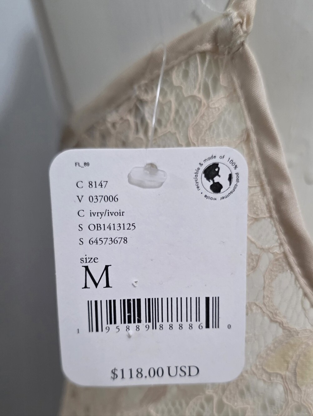 Free People Intimately Sundown Sheer Lace Maxi Slip Dress Size M OB 1414125 - Picture 10 of 16
